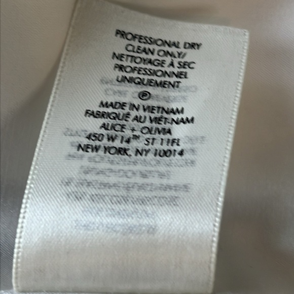 Alice + Olivia Kylie Striped Cotton Blend Twill Blazer - Picture 8 of 8